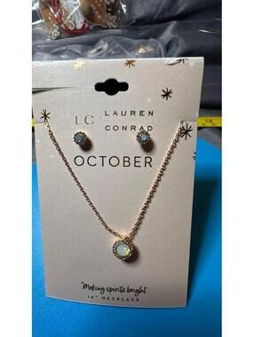 LC Lauren Conrad October necklace.